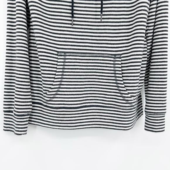 Z Supply Striped Pullover Hoodie Sweatshirt Cozy Soft Pocket Evereve Womens S - Picture 5 of 12